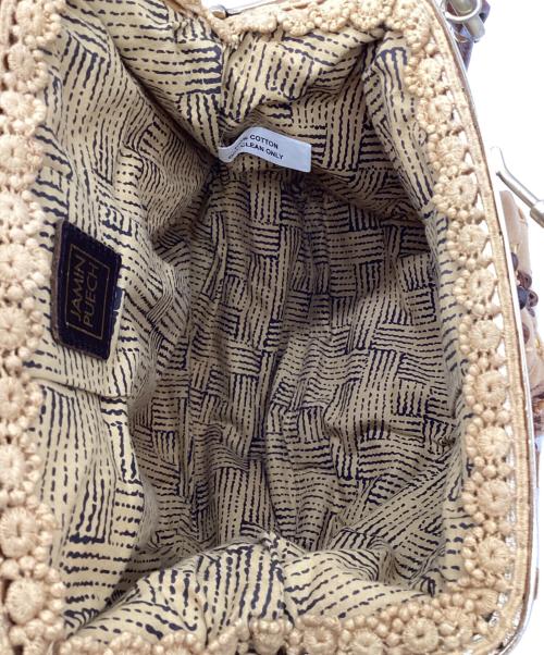 JAMIN PUECH（ジャマンピュエッシュ）JAMIN PUECH (ジャマンピュエッシュ) がま口 ショルダーバッグ ベージュの古着・服飾アイテム