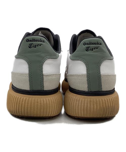 Onitsuka Tiger（オニツカタイガー）Onitsuka Tiger (オニツカタイガー) DELECITY（デレシティ）ローカットスニーカー ホワイト×ベージュ サイズ:28cmの古着・服飾アイテム