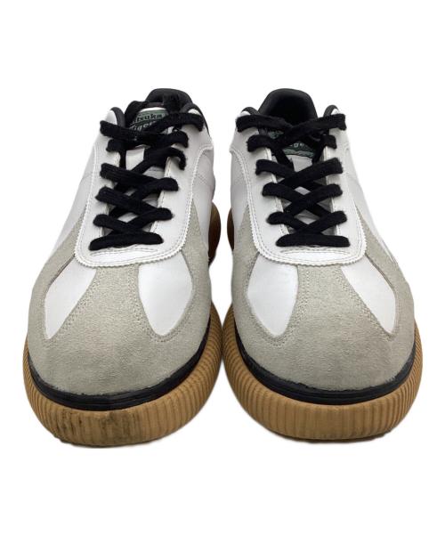 Onitsuka Tiger（オニツカタイガー）Onitsuka Tiger (オニツカタイガー) DELECITY（デレシティ）ローカットスニーカー ホワイト×ベージュ サイズ:28cmの古着・服飾アイテム