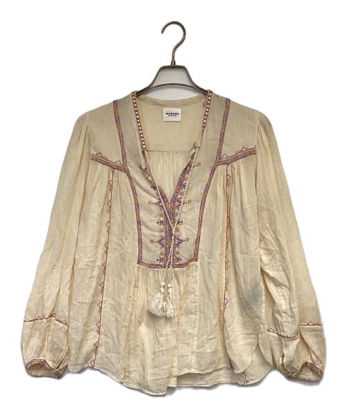 ISABEL MARANT ETOILE（イザベルマランエトワール）ISABEL MARANT ETOILE (イザベルマランエトワール) SILEKIA トップス ベージュ サイズ:34の古着・服飾アイテム