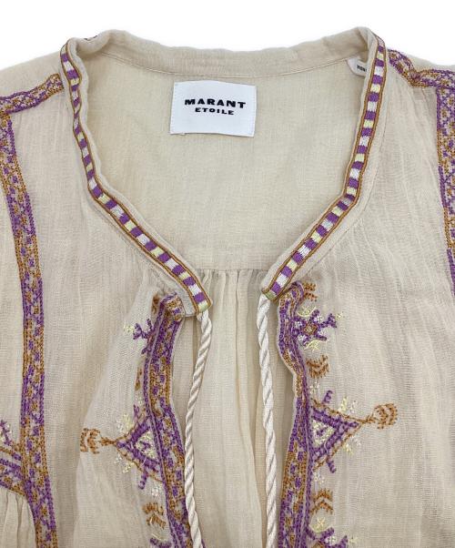 ISABEL MARANT ETOILE（イザベルマランエトワール）ISABEL MARANT ETOILE (イザベルマランエトワール) SILEKIA トップス ベージュ サイズ:34の古着・服飾アイテム