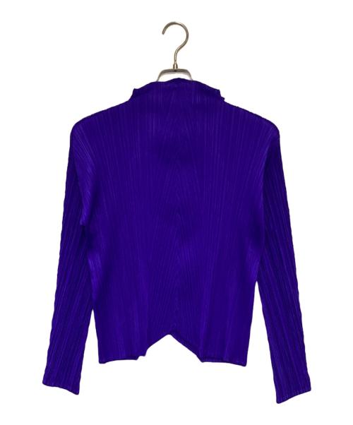PLEATS PLEASE（プリーツプリーズ）PLEATS PLEASE (プリーツプリーズ) プリーツブラウス ブルー サイズ:3の古着・服飾アイテム