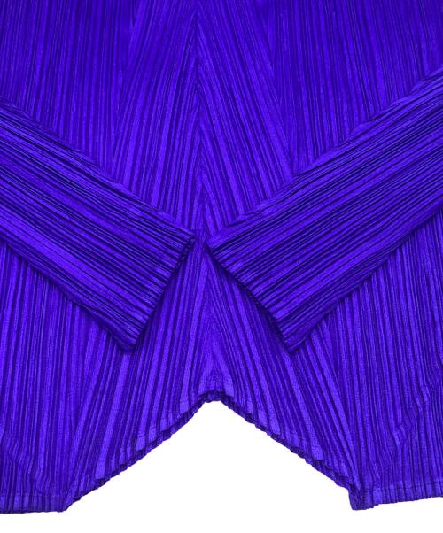 PLEATS PLEASE（プリーツプリーズ）PLEATS PLEASE (プリーツプリーズ) プリーツブラウス ブルー サイズ:3の古着・服飾アイテム