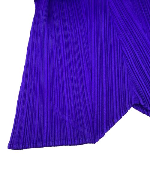 PLEATS PLEASE（プリーツプリーズ）PLEATS PLEASE (プリーツプリーズ) プリーツブラウス ブルー サイズ:3の古着・服飾アイテム