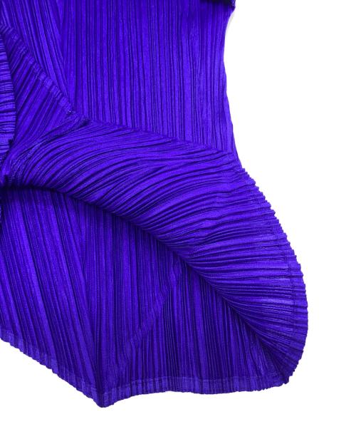 PLEATS PLEASE（プリーツプリーズ）PLEATS PLEASE (プリーツプリーズ) プリーツブラウス ブルー サイズ:3の古着・服飾アイテム