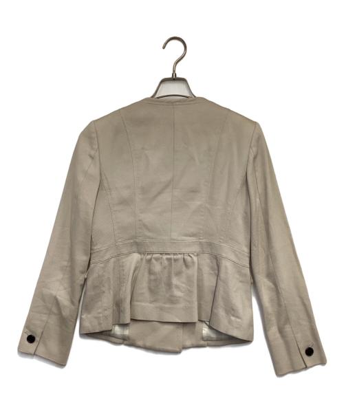 BURBERRY LONDON（バーバリーロンドン）BURBERRY LONDON (バーバリーロンドン) ノーカラージャケット アイボリー サイズ:40の古着・服飾アイテム