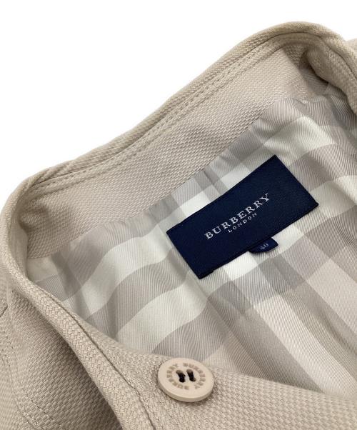 BURBERRY LONDON（バーバリーロンドン）BURBERRY LONDON (バーバリーロンドン) ノーカラージャケット アイボリー サイズ:40の古着・服飾アイテム