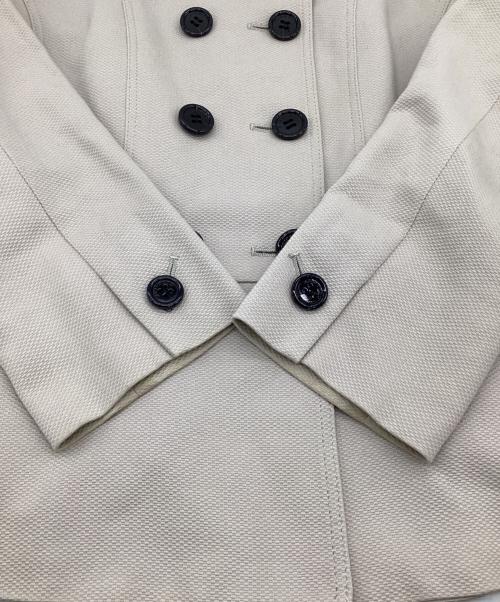 BURBERRY LONDON（バーバリーロンドン）BURBERRY LONDON (バーバリーロンドン) ノーカラージャケット アイボリー サイズ:40の古着・服飾アイテム