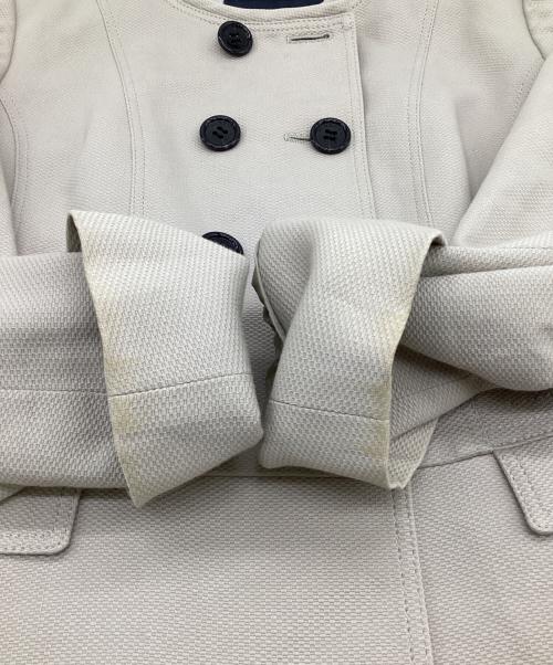 BURBERRY LONDON（バーバリーロンドン）BURBERRY LONDON (バーバリーロンドン) ノーカラージャケット アイボリー サイズ:40の古着・服飾アイテム