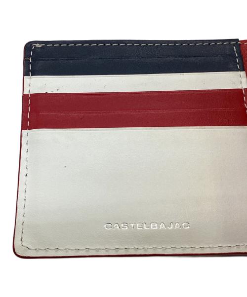 CASTELBAJAC（カステルバジャック）CASTELBAJAC (カステルバジャック) CARNET（カルネ）2つ折り財布 レッドの古着・服飾アイテム