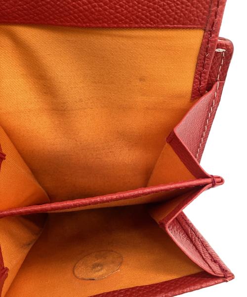 CASTELBAJAC（カステルバジャック）CASTELBAJAC (カステルバジャック) CARNET（カルネ）2つ折り財布 レッドの古着・服飾アイテム