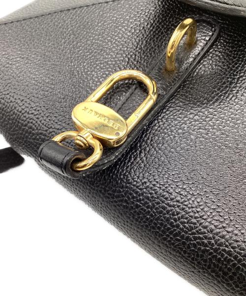 DELVAUX（デルヴォー）DELVAUX (デルヴォー) ショルダーバッグ ブラックの古着・服飾アイテム
