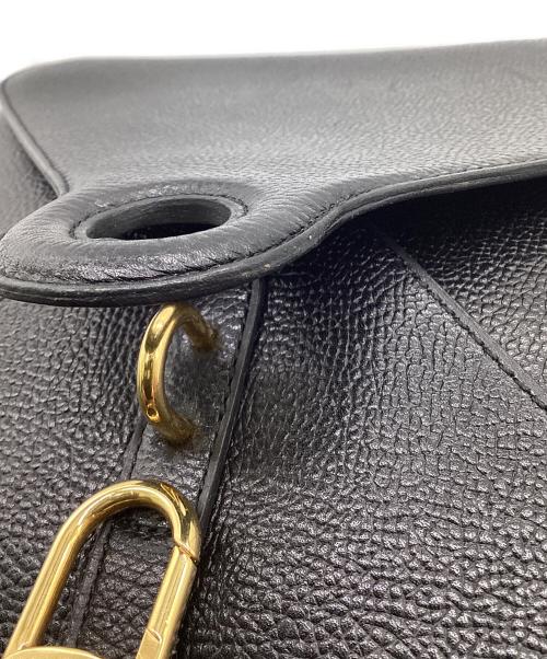 DELVAUX（デルヴォー）DELVAUX (デルヴォー) ショルダーバッグ ブラックの古着・服飾アイテム