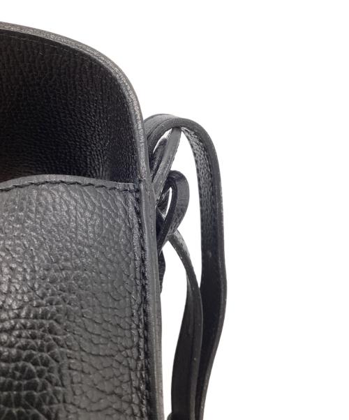 DELVAUX（デルヴォー）DELVAUX (デルヴォー) ショルダーバッグ ブラックの古着・服飾アイテム