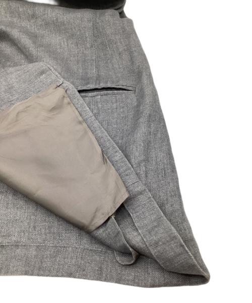 GIORGIO ARMANI LE COLLEZIONI（ジョルジオアルマーニ）GIORGIO ARMANI LE COLLEZIONI (ジョルジオアルマーニ) リネン ジャケット グレー サイズ:40の古着・服飾アイテム