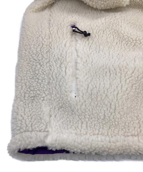 MARMOT（マーモット）MARMOT (マーモット) SOPHNET. (ソフネット) SHEEP FLEECE JACKET（シープ フリース ジャケット） ホワイト×パープル サイズ:Mの古着・服飾アイテム
