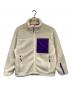 MARMOT（マーモット）の古着「SHEEP FLEECE JACKET（シープ フリース ジャケット）」｜ホワイト×パープル