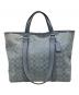 COACH（コーチ）の古着「Hudson Double Handle Tote In Signature Chambray（ハドソン ダブルハンドル トート イン シグネチャーシャンブレー）」｜スカイブルー