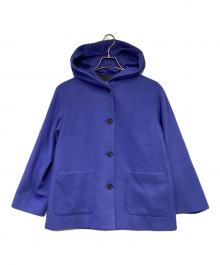 MACKINTOSH PHILOSOPHY（マッキントッシュ フィロソフィー）の古着「HONLY（ホンリー）ショートビーバーフーデッドコート」｜ブルー