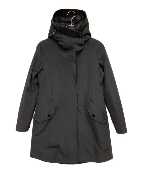 WOOLRICH（ウールリッチ）WOOLRICH (ウールリッチ) Long Military 3-in-1 Parka（ロング ミリタリー 3イン1 ダウンパーカ） ブラック サイズ:XS（実寸値要確認）の古着・服飾アイテム