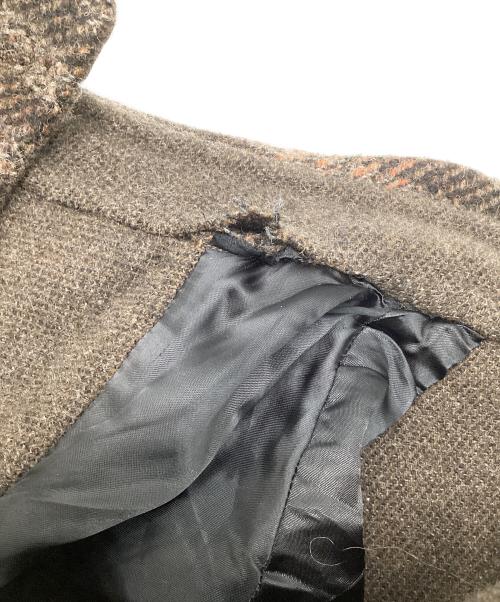BOTTEGA VENETA（ボッテガベネタ）BOTTEGA VENETA (ボッテガベネタ) ウール ショート トレンチコート ブラウン サイズ:46の古着・服飾アイテム