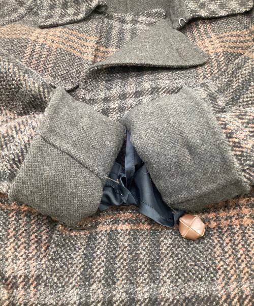 BOTTEGA VENETA（ボッテガベネタ）BOTTEGA VENETA (ボッテガベネタ) ウール ショート トレンチコート ブラウン サイズ:46の古着・服飾アイテム