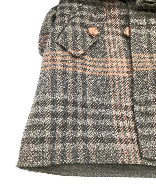BOTTEGA VENETA（ボッテガベネタ）BOTTEGA VENETA (ボッテガベネタ) ウール ショート トレンチコート ブラウン サイズ:46の古着・服飾アイテム