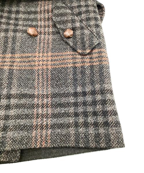 BOTTEGA VENETA（ボッテガベネタ）BOTTEGA VENETA (ボッテガベネタ) ウール ショート トレンチコート ブラウン サイズ:46の古着・服飾アイテム