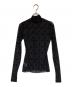 MARINE SERRE (マリーンセル) Moonogram-Flocked Mesh Top（ムーンオグラム フロック メッシュ トップ） ブラック サイズ:XS：15000円