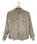 SCYLT×WEGENKシルト×ウィジェンク）の古着「ドロップショルダーリネンシャツ」｜アイボリー