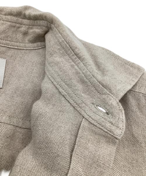 SCYLT（シルト）SCYLT (シルト) WEGENK (ウィジェンク) ドロップショルダーリネンシャツ アイボリー サイズ:Mの古着・服飾アイテム