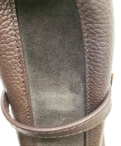 FURLA（フルラ）FURLA (フルラ) AURA M DRAWSTRING（アウラ M ドローストリングバッグ） ダークブラウンの古着・服飾アイテム