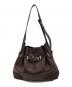 FURLA（フルラ）の古着「AURA M DRAWSTRING（アウラ M ドローストリングバッグ）」｜ダークブラウン