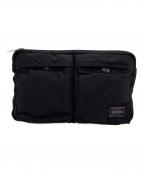 PORTERポーター）の古着「TANKER WAIST BAG（タンカー ウェスト バッグ）」｜ブラック