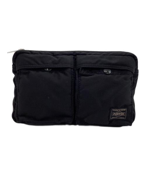 PORTER（ポーター）PORTER (ポーター) TANKER WAIST BAG（タンカー ウェスト バッグ） ブラックの古着・服飾アイテム