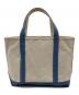 L.L.Bean（エルエルビーン）の古着「BOAT AND TOTE MEDIUM（ボート アンド トート ミディアム）」｜アイボリー×ブルー