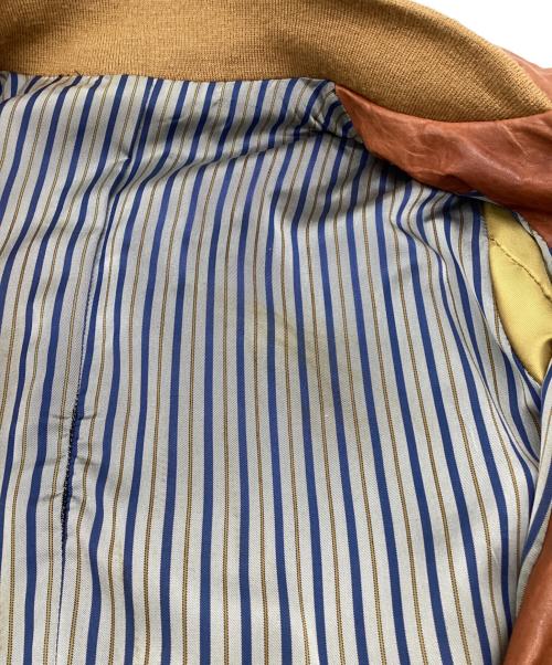 Adam et Rope（アダム エ ロペ）Adam et Rope (アダム エ ロペ) ラムレザージャケット ブラウン サイズ:38の古着・服飾アイテム