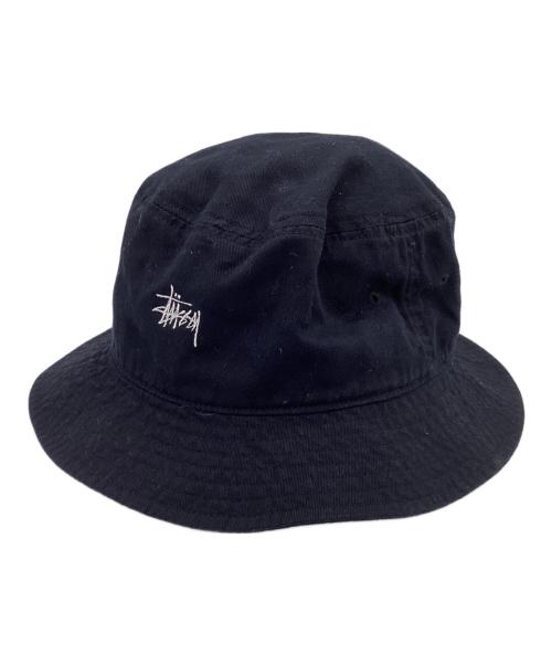 stussy（ステューシー）stussy (ステューシー) バケットハット ブラック サイズ:L/XLの古着・服飾アイテム