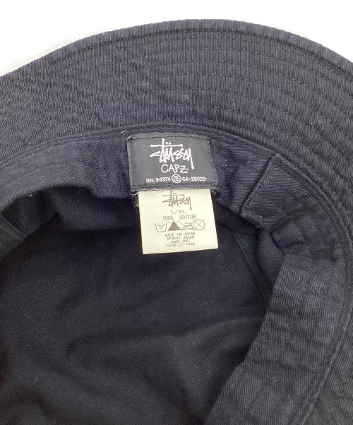 stussy（ステューシー）stussy (ステューシー) バケットハット ブラック サイズ:L/XLの古着・服飾アイテム