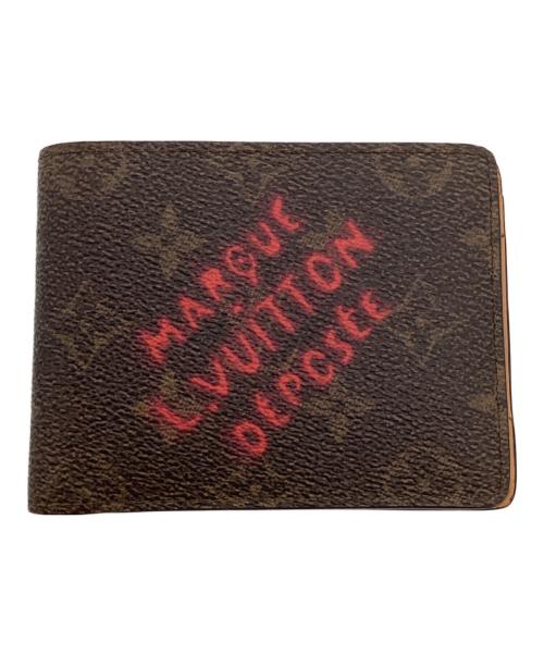 LOUIS VUITTON（ルイ ヴィトン）LOUIS VUITTON (ルイ ヴィトン) モノグラム・ダスト ポルトフォイユ・ミュルティプル ブラウン・ベージュの古着・服飾アイテム