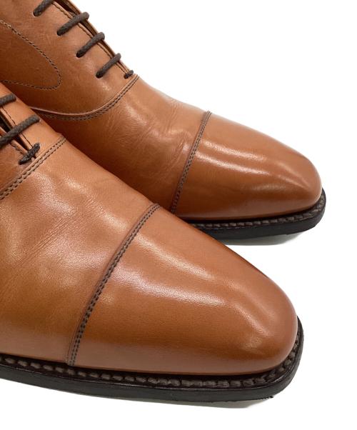 SCOTCH GRAIN（スコッチグレイン）SCOTCH GRAIN (スコッチグレイン) ストレートチップシューズ ブラウン サイズ:24.5cmの古着・服飾アイテム