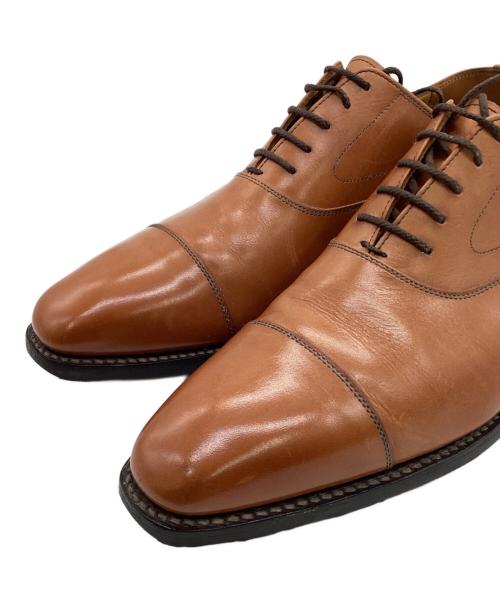 SCOTCH GRAIN（スコッチグレイン）SCOTCH GRAIN (スコッチグレイン) ストレートチップシューズ ブラウン サイズ:24.5cmの古着・服飾アイテム