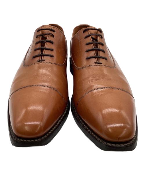 SCOTCH GRAIN（スコッチグレイン）SCOTCH GRAIN (スコッチグレイン) ストレートチップシューズ ブラウン サイズ:24.5cmの古着・服飾アイテム