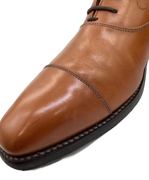 SCOTCH GRAIN（スコッチグレイン）SCOTCH GRAIN (スコッチグレイン) ストレートチップシューズ ブラウン サイズ:24.5cmの古着・服飾アイテム