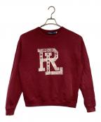 POLO BY RALPH LAURENポロ バイ ラルフローレン）の古着「プリントスウェット」｜レッド