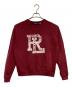 POLO BY RALPH LAUREN（ポロ バイ ラルフローレン）の古着「プリントスウェット」｜レッド