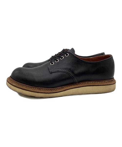 RED WING（レッドウィング）RED WING (レッドウィング) ROUND-TOE WORK OXFORD（ラウンドトゥ ワーク オックスフォード） ブラック サイズ:US7.5Dの古着・服飾アイテム