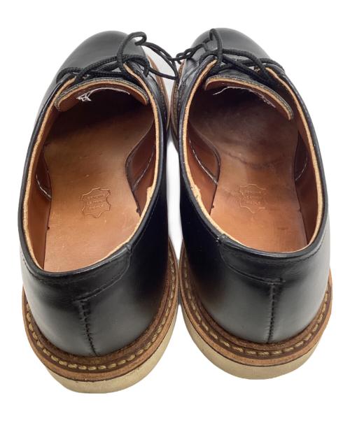 RED WING（レッドウィング）RED WING (レッドウィング) ROUND-TOE WORK OXFORD（ラウンドトゥ ワーク オックスフォード） ブラック サイズ:US7.5Dの古着・服飾アイテム