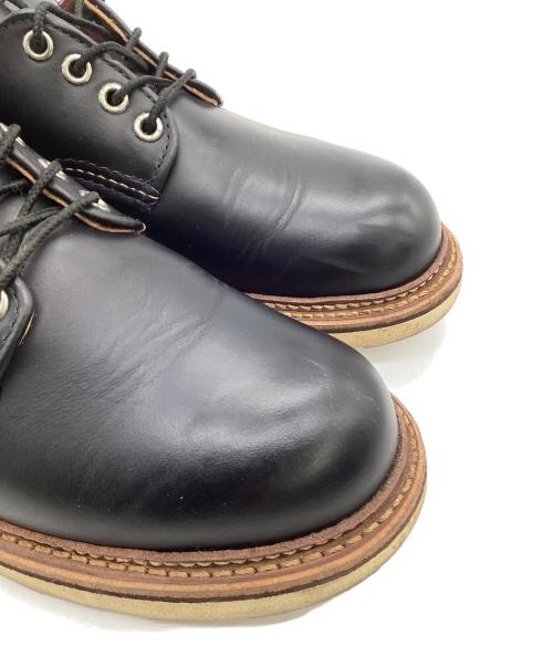 RED WING（レッドウィング）RED WING (レッドウィング) ROUND-TOE WORK OXFORD（ラウンドトゥ ワーク オックスフォード） ブラック サイズ:US7.5Dの古着・服飾アイテム