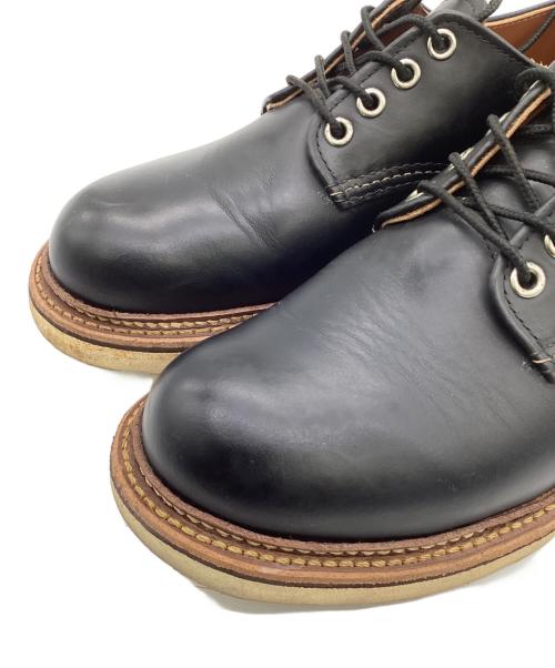RED WING（レッドウィング）RED WING (レッドウィング) ROUND-TOE WORK OXFORD（ラウンドトゥ ワーク オックスフォード） ブラック サイズ:US7.5Dの古着・服飾アイテム